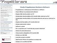 Tablet Screenshot of progettihwsw.com